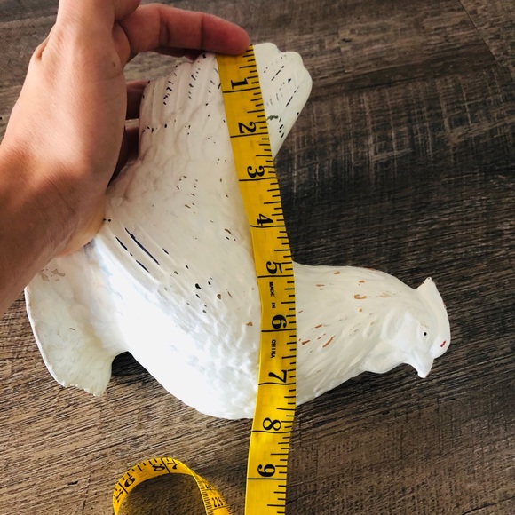 Country hen and rooster ceramic - Picture 8 of 9